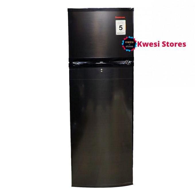 chiq 370ltr double door fridge