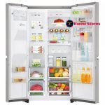 lg 668 litres door-in-door refrigerator,lg 668 litre side by side fridge,lg 668 litres side-by-side refrigerator