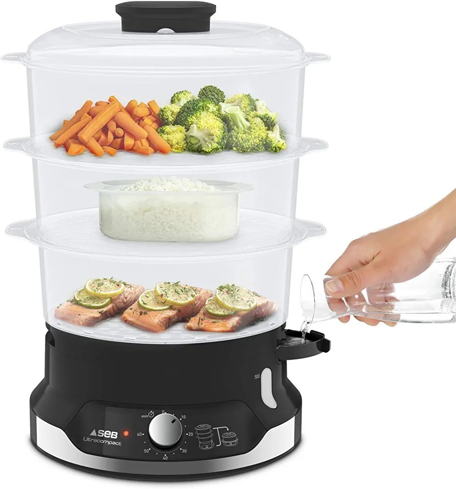 Shop Salter Electric Food Steamer with 3 Tiers & Rice Bowl