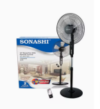 sonashi stand fan with remote control 16 inch 9