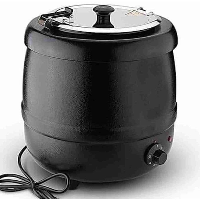 OEM Commercial Restaurant Equipment Black Soup Kettle Buffet Warming Pot 10  L Electric Soup Warmer - China Kitchen Appliance and Cookware price