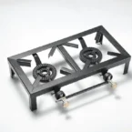 commercial 2 burner gas stove – double