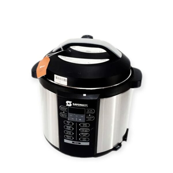 Sayonapps Digital Electric Pressure Cooker 6L Black Silver