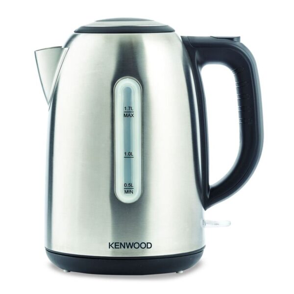 1.7L Stainless Steel Electric Kettle | Metallic Silver Glass Accent