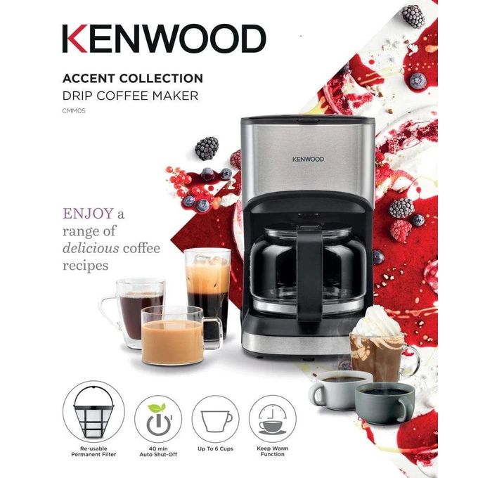 Kenwood CMM05 220 Volt 5-Cup Coffee Maker 220V-240V For Export