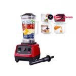 Generic Commercial Blender, Heavy Duty Smoothies, Fruits & Ice Crusher - Red