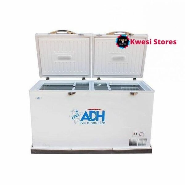 ADH 500L Chest Freezer Double Door, White