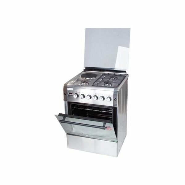 Blueflame D6031E ( 3 Gas Burners + 1 Electric Hot Plate) 60*60 - Silver