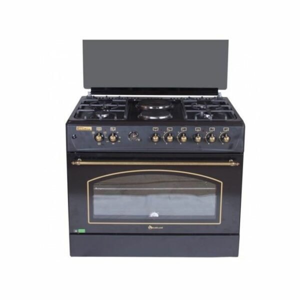 Blueflame 4 Gas + 2 Electric Rustic E9042ERF Cooker, Black