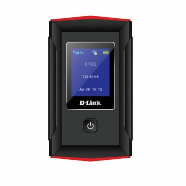 D-Link Any Sim 4G LTE Mifi Router 12Hr Battery & LCD Screen - Black
