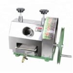 Silver Manual Sugar Cane Juicer Machine - Heavy Duty & Easy to Use
