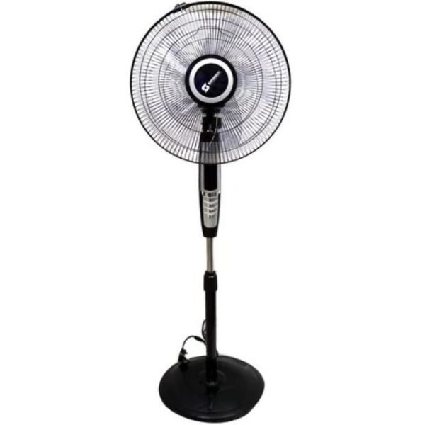 16 Inch Electric Stand Fan With Infrared Remote Control - Black | Sayonapps