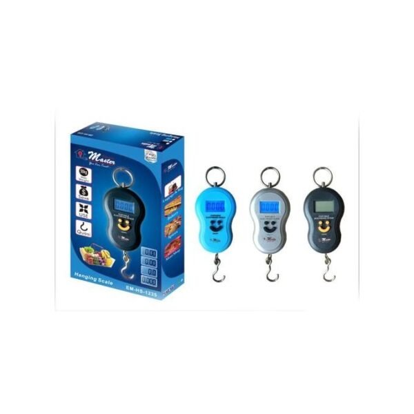 Electro Master Digital Hanging 50 Kg Max Crane Scale - Multi Colour