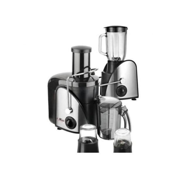 Electro Master 5 In 1 Juice Extractor And Food Processor 1.5 liters Black