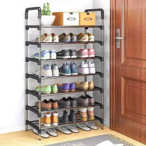 7 Tier Organising Shoe Rack For Shoes - Multicol