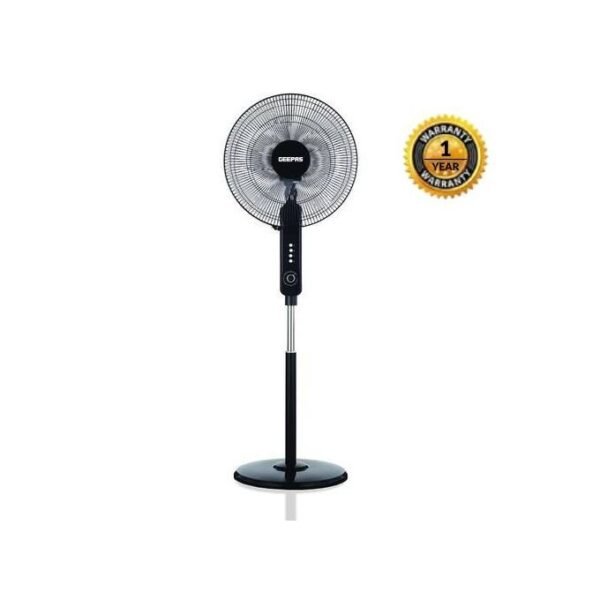 Geepas GF9489 Pedestal Fan, 16inches - Black