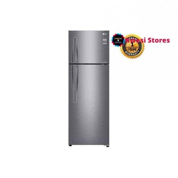LG C362RLBN 310L10.95 qft Double Door Fridge - Shiny Silver