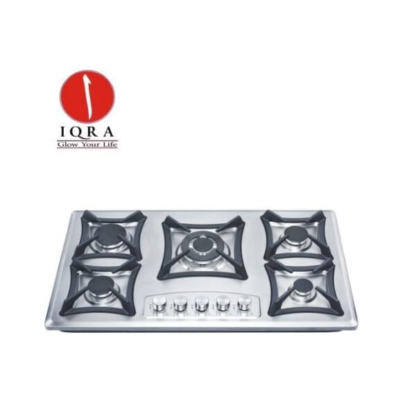 Iqra Built-in Hob,90x60cm,5 Multipool Gas Burners