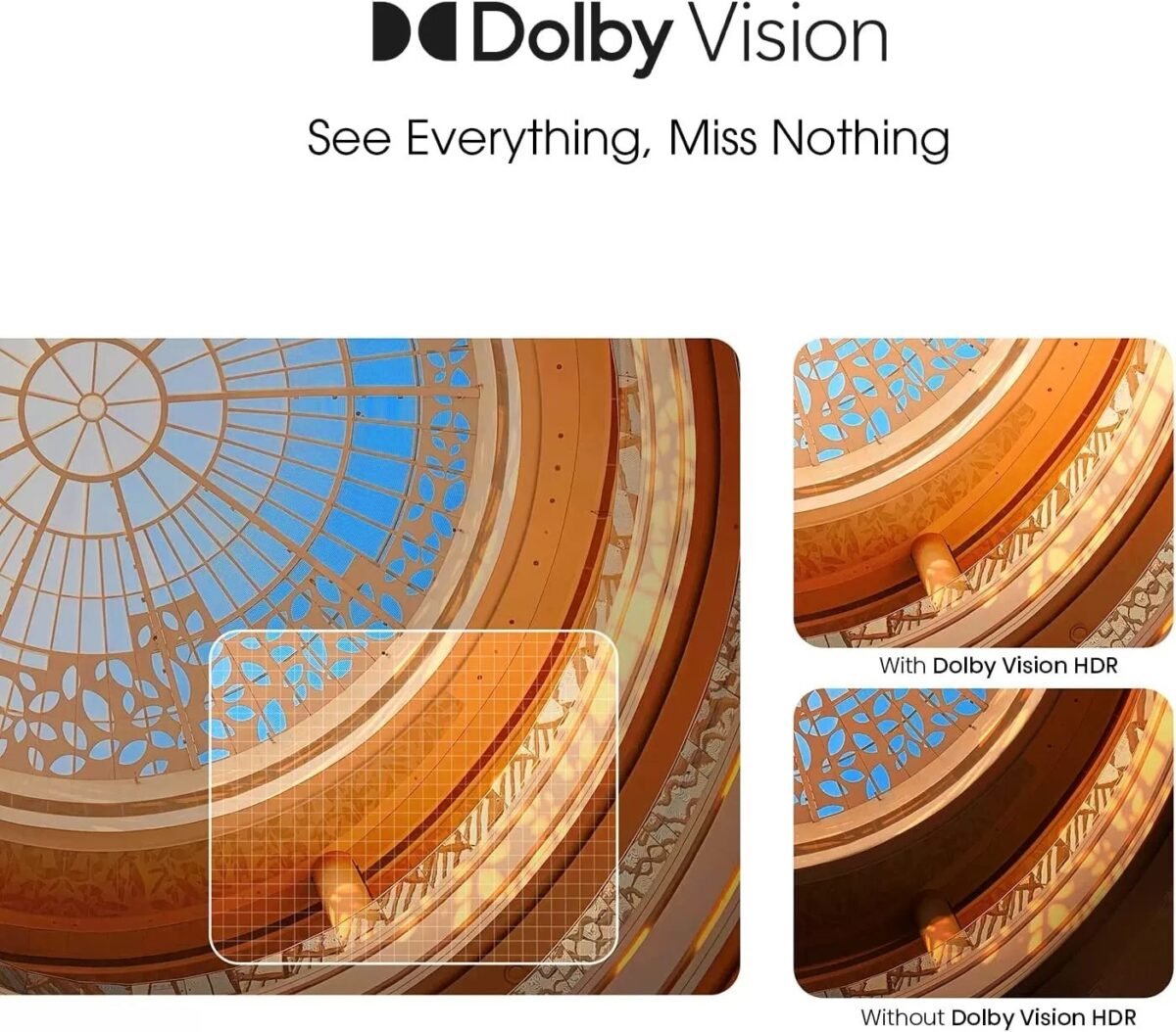 Hisense 70-Inch 4K UHD Smart VIDAA TV 70A6HS, With Dolby Vision HDR, DTS Virtual X, Bluetooth and Wi-Fi (2022 NEW) – Black - Image 12