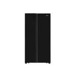 Hisense 560L Side By Side Refrigerator - Black - Image 2