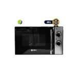 SPJ 20L Fast Heating Mirror Door Microwave Oven - Black & Silver