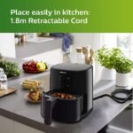 PHILIPS Air Fryer HD9200/90, uses up to 90% less fat, 1400W, 4.1 Liter, with Rapid Air Technology (Black), Large - Image 2
