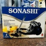 Sonashi Cyclone Vacuum Black-Orange SVC-9028C – 1200W, Low Noise