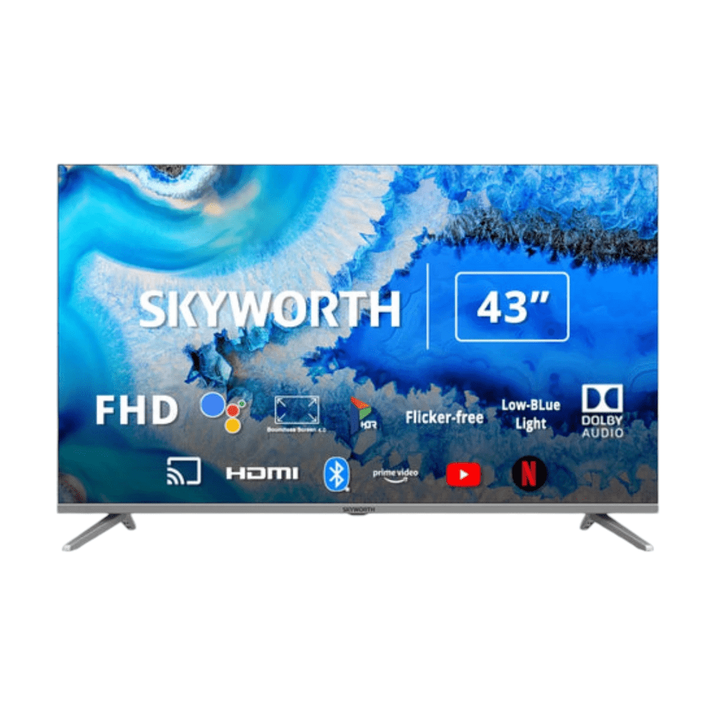 1001817741-1024x10241607625350325651451-1.png Skyworth 43 inch LED FHD Google Smart Android TV - Image 1