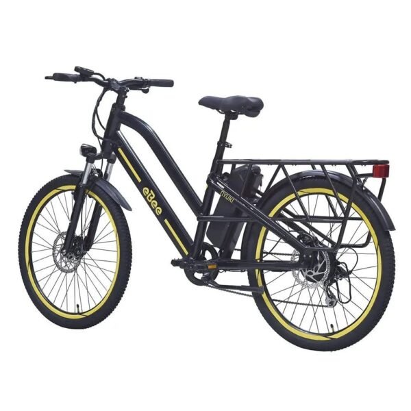 EBEE Nyuki Electric Bike With Charger Rear Light Helmet Lock - Black