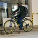 EBEE Electric Mountain Bike With Helmet Rear Light Fenders And Charger-Black - Image 4