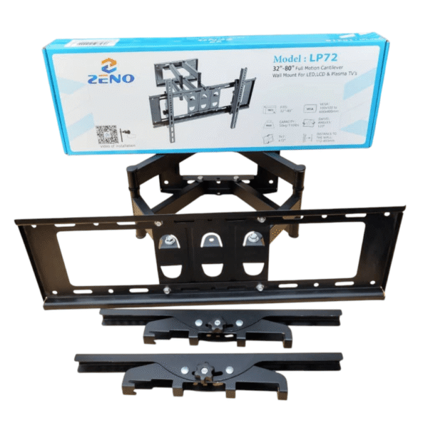 Zeno 32″-80″ Full Motion Cantilever Wall Mount For LED, LCD & Plasma TV’s Model: LP72