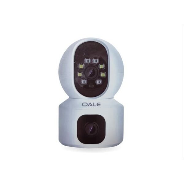 Oale iHome 03 surveillance dual lens WiFi camera,White