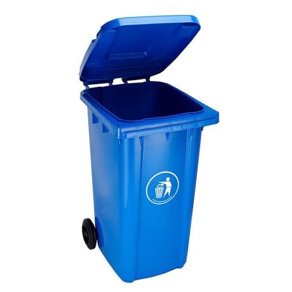 Outdoor 240L Plastic Wheel Dustbin- Standard Household Size
