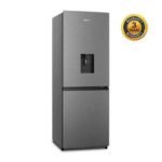 Hisense 310L/ 222L/ Bottom Mounted with Water Dispenser Refrigerator Inox - Image 3
