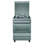 Ariston A6TMH2AF (X) EX - SS,60 x 60 4 GAS, ELECTRIC OVEN / GRILL + FAN, AUTO IGN & AUTO SAFETY - Silver