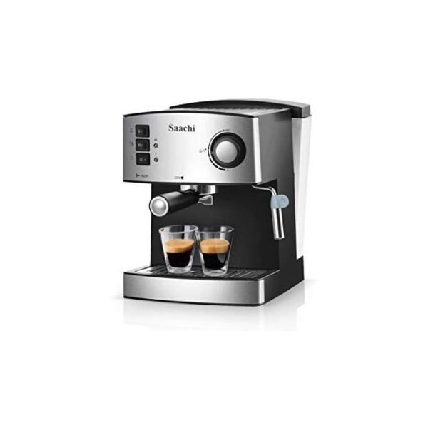 Saachi NL-COF-7055 All in 1 Coffee Maker - Silver, Black