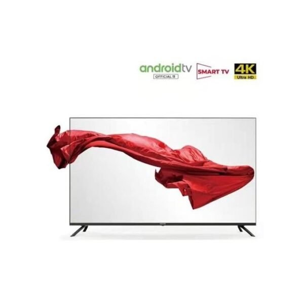 MeWe 50 Inch Android Smart Frameless Flat Screen Tv -Black