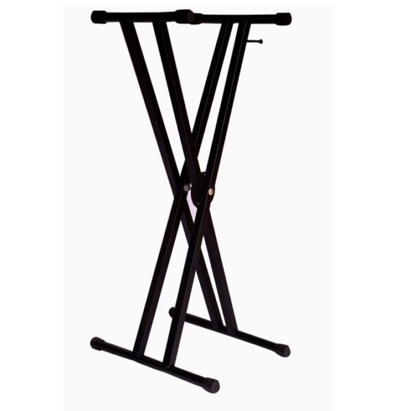 Yamaha Double Braced Adjustable X-Style Keyboard Stand - Black