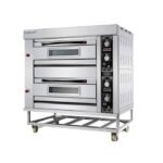 ADH Commercial Electric Freestanding 2 Chamber Oven- Stainless