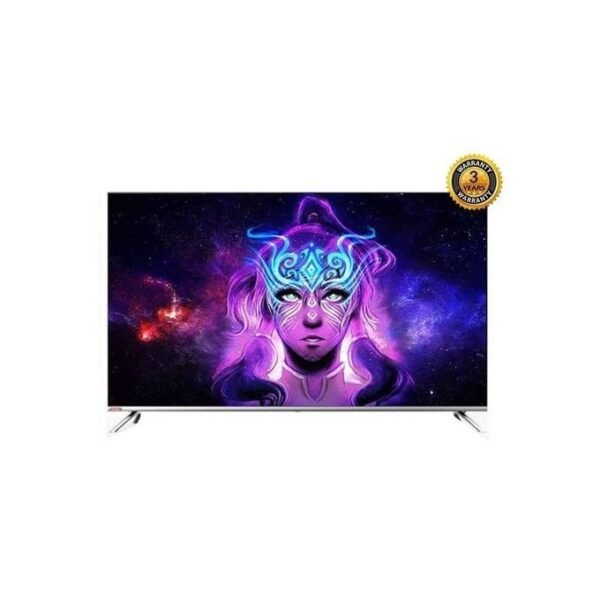 Chiq 43 Inch Frameless Smart TV LED TV - Black