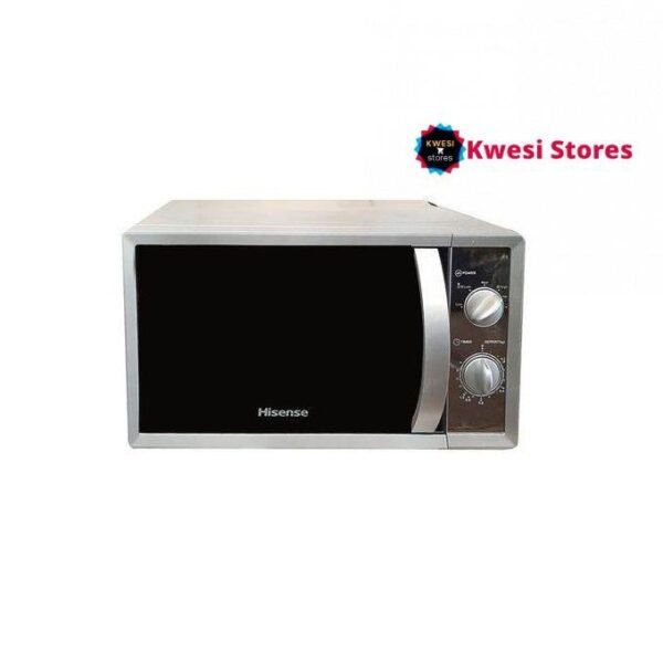 Hisense H20MOMMI Microwave Oven, 20 Litre - Mirror Silver