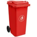 Outdoor 240L Plastic Waste Bin- Standard Household Size