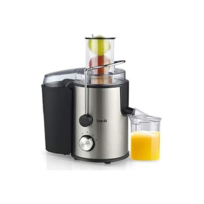 128329281129.jpg Saachi 2-Speed Electric Juicer Blender Extractor - Silver - Image 1
