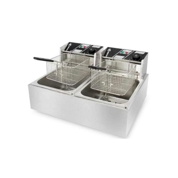 Genuine Commercial Deepfryer 12L Silver