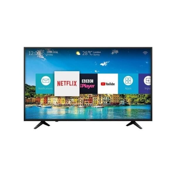 Hisense 50 Inch 4K Ultra HD Smart TV with built-in WIFI - Black