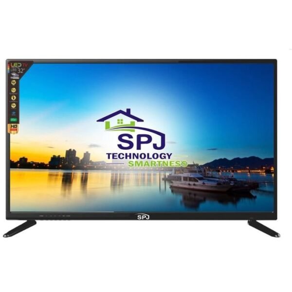 SPJ 65 Inch 4K Ultra HD Smart Tv With Built-in WIFI - Black