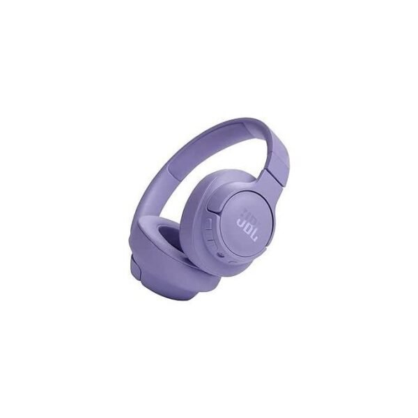 Jbl Tune 720BT Wireless Over-Ear Headphones, Pure Bass Sound, Bluetooth 5.3, 76H Battery, Hands-Free Call, Multi-Point Connection - Purple