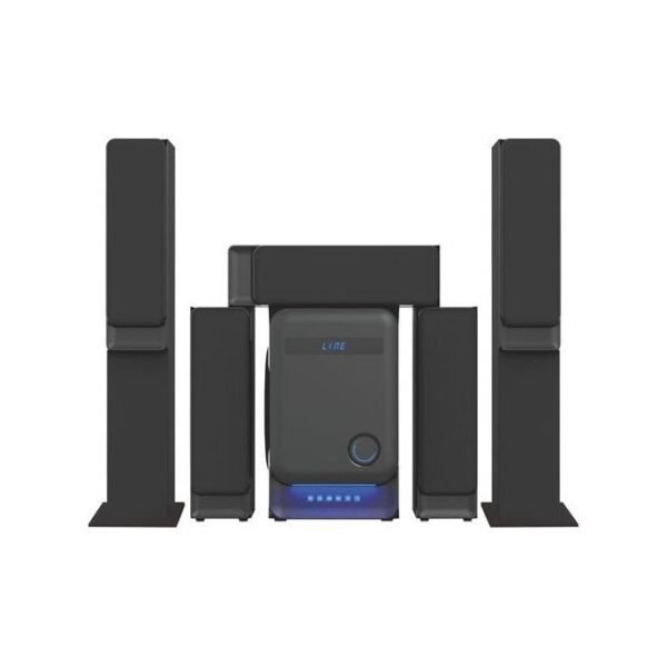 Global Star 5.1 Home Theatre Bluetooth Multi-Speaker System - Black | Surround Sound Audio System
