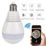 Bulb Light Camera CCTV Home Security IP WiFi Wireless VR 380 Camera - Image 7