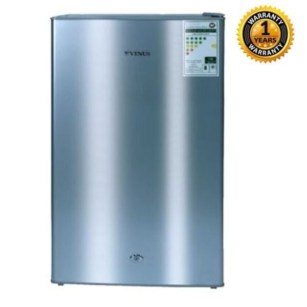 Venus VG165 120L Single Door Refrigerator in Silver - Perfect for Home & Office
